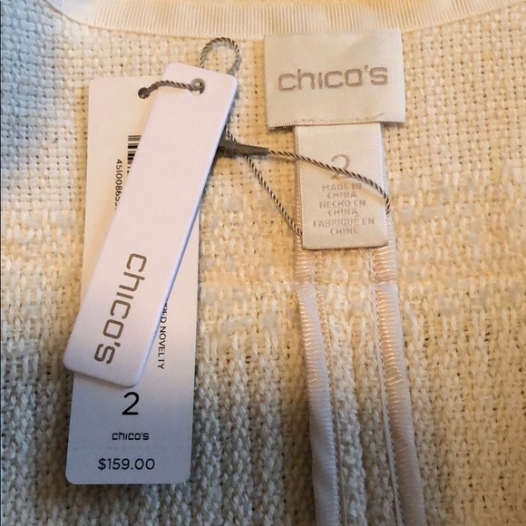 Chico’s NWT open front jacket just stunning Boho - Picture 4 of 5